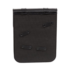Load image into Gallery viewer, Ledrie HLZAD2-2033 Swingarm Bag Straight Black fits Suzuki &amp; Yamaha Cruisers &amp; H-D to 2017 made from Genuine Real Leather
