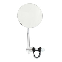 Load image into Gallery viewer, Short Stem Clamp-On 4 inch Round Mirror Chopper Scooter Retro Jammer
