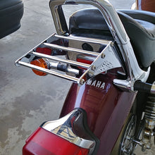 Load image into Gallery viewer, Mini Chrome Luggage Rack fits Yamaha XV Virago 750/1000/1100 - Highway Hawk H662-011
