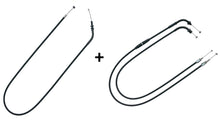 Load image into Gallery viewer, Extended Control Cables +20cm longer than stock - Honda Rebel CMX500 - Black
