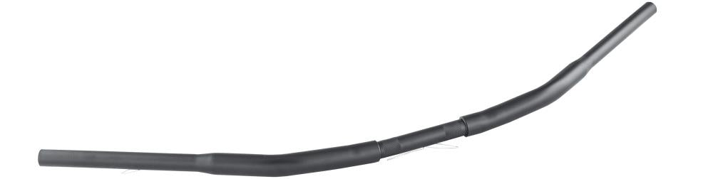 Extra Wide Fat Flyer 1-1/4 in. (32mm) Handlebars Clamping Area Diameter 25mm, Black - Highway Hawk H55-501B