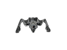 Load image into Gallery viewer, Skeleton Skull Chrome Statue Fender/Visor Ornament - S - Highway Hawk H66-070
