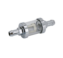 Load image into Gallery viewer, Inline Petrol Fuel Filter for 3/8 inch 10mm Line See-Through Clear Glass Universal - Zodiac 120136
