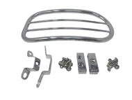 Solo Tubular Luggage Rack + Bracket fits Yamaha XVS Midnight Star - Chrome - Highway Hawk H662-0131