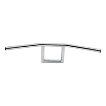 Load image into Gallery viewer, Square Chrome Motorcycle Handlebars 7/8 inch (22mm) Built In Risers - Highway Hawk H55-221
