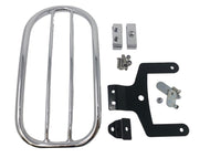 Solo Tubular Luggage Rack + Bracket fits Indian Chief/Chieftain - Chrome - Highway Hawk H668-0131