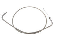 Braided Idle Cable for Yamaha XVS1100 Drag Star Custom/Classic up to 1999 Stock Length - Highway Hawk H20-01943