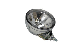 Load image into Gallery viewer, Headlight 5-3/4 inch with LED Halo Ring Bottom Mount, E-mark - Chrome

