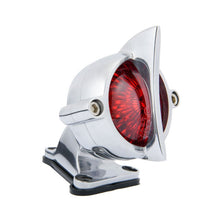 Load image into Gallery viewer, Cuda LED Tail Light, Polished Finish (+ fender mounting bracket) -  Motone Customs MEL053+MEL011
