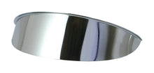 Load image into Gallery viewer, Plain Chrome Visor Peak for Motorcycle Headlight 5-3/4 inch (146mm) Medium
