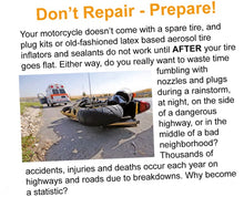 Load image into Gallery viewer, Ride-On Tire Protection System Motorcycle Tyre Sealer &amp; Wheel Balancer - Zodiac 735110
