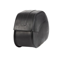 Load image into Gallery viewer, Ledrie HLZAD2-2030 Saddlebag Set / Panniers (20L) Leather Black fits Indian Scout/Kawasaki Vulcan S made from Genuine Real Leather
