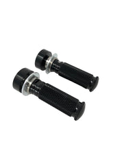 Load image into Gallery viewer, Universal Forward Control Rearset Aluminum Black - Highway Hawk HC73-155B
