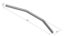 Load image into Gallery viewer, Drag-Style Extra Wide Chrome 7/8 inch (22mm) Motorcycle Handlebars - Highway Hawk H55-213
