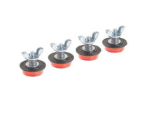 Load image into Gallery viewer, Licence/Number Plate Reflectors, Reflective Mounting Bolts Pair (2) - Red - Chris Products 19781
