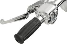 Load image into Gallery viewer, Old School Vintage Retro Black Rubber 1 inch Grips fits Harley-Davidson Electronic Throttle - Motorcycle Storehouse 906107
