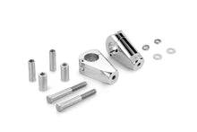 Load image into Gallery viewer, Riser Set "Spartican" for 1-14 in. (32mm) Handlebars Chrome - Multifits (HD, M10 &amp; M12) - Highway Hawk H56-0671
