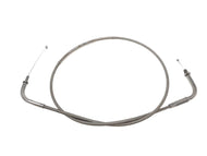 Braided Idle Cable for Kawasaki VN900 Vulcan Custom +15cm Longer Than Stock - Highway Hawk H20-02404