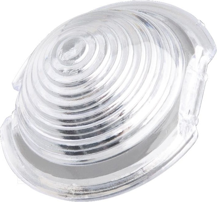Replacement Clear/White Lens For Bullet Light, Turn Signal, Marker