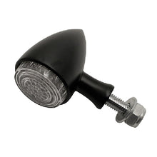 Load image into Gallery viewer, Round Neat Bullet Amber LED Turn Signals/Indicators, Pair - Black - Highway Hawk HH203-201
