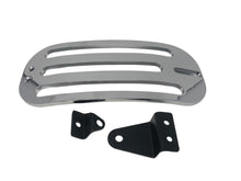 Load image into Gallery viewer, Solo Luggage Rack + Bracket fits Kawasaki Vulcan S (EN650) 2014 up - Chrome
