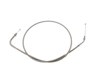 Braided Idle Cable for Yamaha XV1600 Road Star, Wild Star +15cm Longer Than Stock - Highway Hawk H20-01964