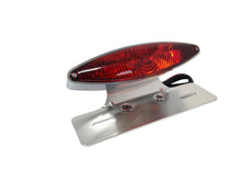 Load image into Gallery viewer, Tail Light Tech Glide / Snake Eye - Red Lens, Chrome - Highway Hawk H68-3362
