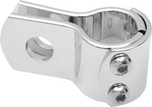 Load image into Gallery viewer, 7/8 Inch (22mm) 3 Piece Clamp Chrome for Footpeg/Spot Light - Motorcycle Storehouse 949965
