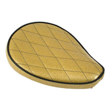 Load image into Gallery viewer, Le Pera Custom Motorcycle Solo Seat Gold Metal Flake + Mounting Bracket
