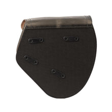Load image into Gallery viewer, Ledrie HLZAD2-2032-2 Swingarm Bag Left Brown" Round" fits Harley-Davidson Softail &amp; Touring 2018 up - Genuine Real Leather
