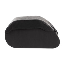 Load image into Gallery viewer, Ledrie HLZAD2-1043 Saddlebag Set Rigid Black 40 Litres fits Suzuki,Yamaha Cruisers Selected Models made from Genuine Real Leather
