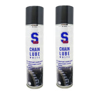 S100 S-Doc 100 White Chain Spray Lube 2.0 Twin Pack Deal 400ml Cans