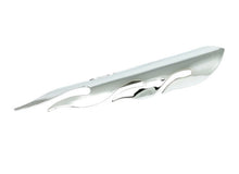 Load image into Gallery viewer, Chrome Flame Exhaust Heat Shield Cover For 1-3/4 in. Pipes Custom Look - Custom Chrome 78401
