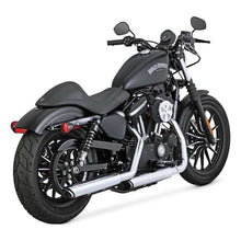 Load image into Gallery viewer, Vance &amp; Hines Twin Slash 3 in. Slip-on Exhaust Chrome 2014-2020 Sportster
