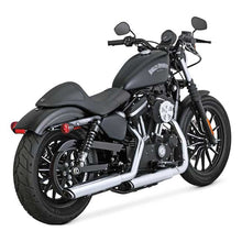 Load image into Gallery viewer, Vance &amp; Hines 16361 PCX Chrome Twin Slash 3 in. Slip-on Exhaust fits Harley-Davidson 2014-2022 Sportster
