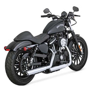 Vance & Hines 16361 PCX Chrome Twin Slash 3 in. Slip-on Exhaust fits Harley-Davidson 2014-2022 Sportster