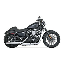 Load image into Gallery viewer, Vance &amp; Hines 16361 PCX Chrome Twin Slash 3 in. Slip-on Exhaust fits Harley-Davidson 2014-2022 Sportster
