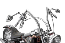 Load image into Gallery viewer, Handlebars Bad Ape Hanger 17 inch High 1-1/4 in (32mm) Diameter, Black - Highway Hawk H55-555B
