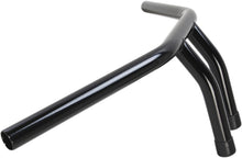 Load image into Gallery viewer, Handlebars 6 in. High T-Bar 1 in. (25mm) - Black with Wiring Dimples - EMGO 07-93421B
