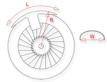 Load image into Gallery viewer, Front Fender / Mud Guard &quot;Short&quot; for Honda VT600 - Motorrad Burchard MB09-5120-1080
