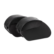 Load image into Gallery viewer, Ledrie HLZAD2-1040 Saddlebag Set Rigid 18 Litres fits Harley-Davidson, Honda, Suzuki,Yamaha made from Genuine Real Leather
