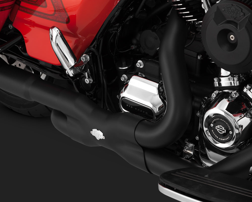 Vance & Hines Power Duals Header Pipes Black 2009-2016 Touring