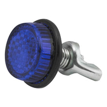 Load image into Gallery viewer, Reflectors, Reflective Mounting Bolts Pair (2) with Wingnut to Secure - Blue - Chris Products 19780
