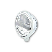 Load image into Gallery viewer, HIGHSIDER 223-214 LED Headlight 5-3/4 inch "BATES STYLE TYPE 5" Bottom Mount - Chrome
