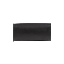 Load image into Gallery viewer, Ledrie HLROL2-1020 Front Bag Black with Twist Lock 2 Litres Black - Genuine Real Leather
