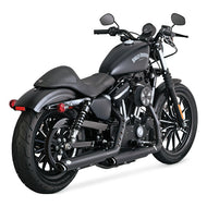 Vance & Hines 46361 PCX Black Twin Slash 3 in. Slip-on Exhaust fits Harley-Davidson 2014-2022 Sportster