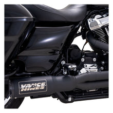 Load image into Gallery viewer, Vance &amp; Hines 47321 PCX Black Hi Output RR 2-into-1 Exhaust fits Harley-Davidson 2017 up Touring
