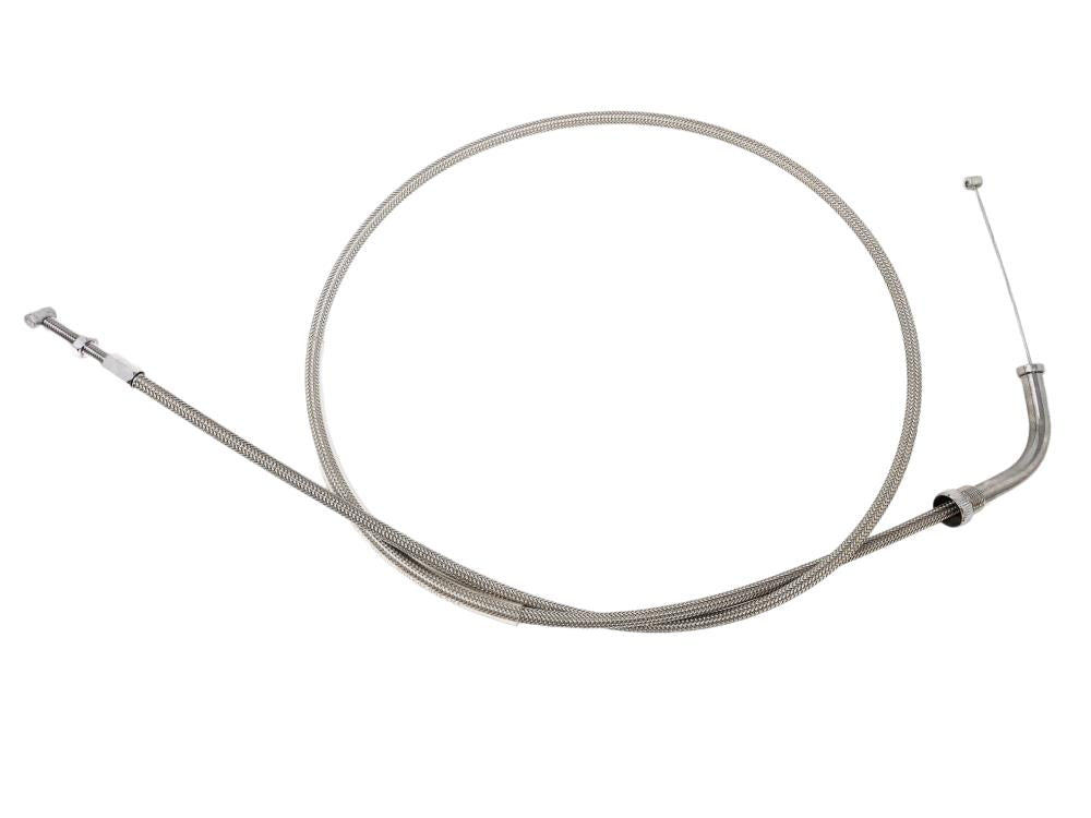 Braided Idle Cable for Honda VT750C2 Ace, VT750DC Black Widow Stock Length - Highway Hawk H20-0188