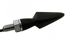 Load image into Gallery viewer, HIGHSIDER 204-030 Power-LED Indicator "STREAM" Black with Rubber Stem (Pair)
