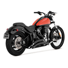Load image into Gallery viewer, Vance &amp; Hines 46369 PCX Black Big Radius 2-into-2 Exhaust fits Harley-Davidson 1986-2017 Softail
